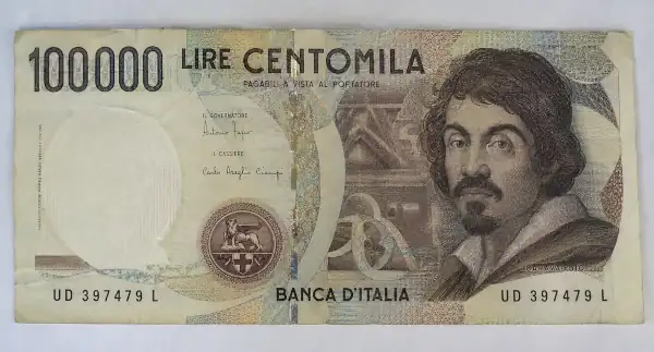 Lira Italiana 100.000 Liras – Caravaggio